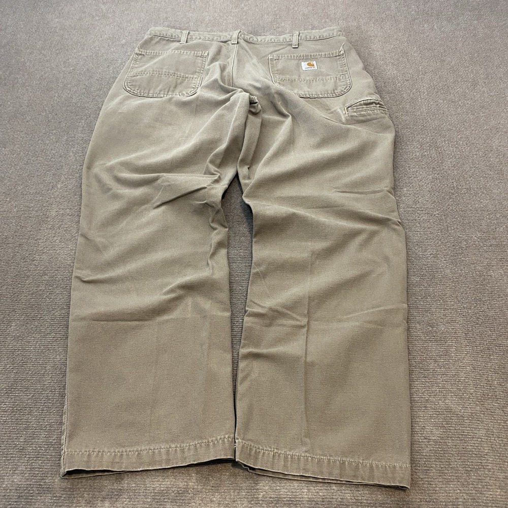 Carhartt Pants Mens Size‎ 38x32 B299 MUS Brown Dungaree Workwear Utility Baggy